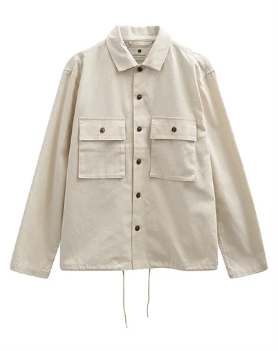 Anerkjendt - AKOtto Overshirt - Brown Rice Melange 